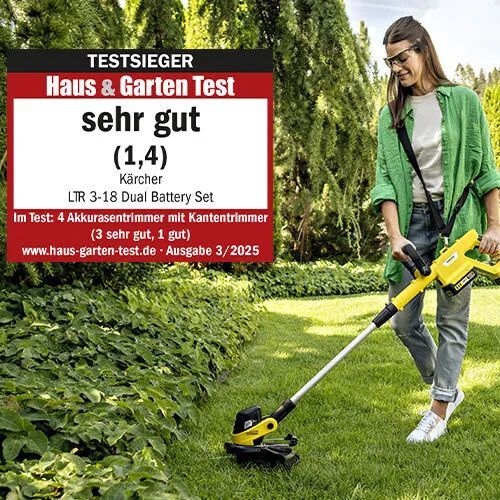 Kärcher LTR 3-18 Dual Battery Set beim Haus & Garten Test Produktbild Kärcher LTR 3-18 Dual Battery Set beim Haus & Garten Test