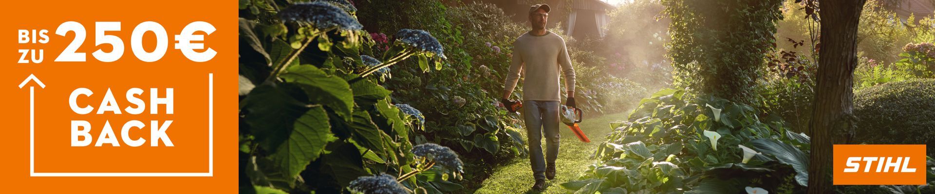 Produktbild Stihl Cashback Aktion 2026 Blog Banner