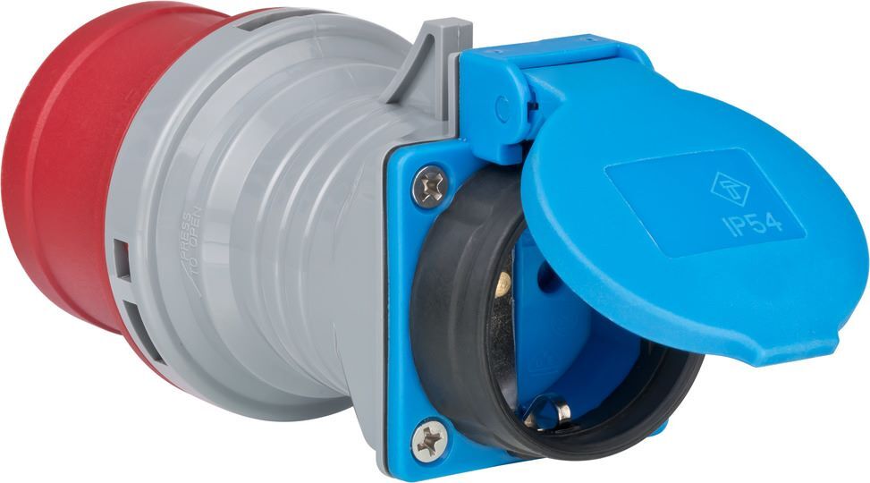 Brennenstuhl CEE Adapter IP44 Stecker CEE 400Volt 16A und Steckdose 230Volt 16A Brennenstuhl CEE Adapter IP44 Stecker CEE 400Volt 16A und Steckdose 230Volt 16A