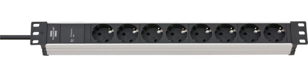 Brennenstuhl Alu Line Steckdosenleiste 8 fach mit Überspannungsschutz Produktbild Brennenstuhl Alu Line Steckdosenleiste 8 fach mit Überspannungsschutz