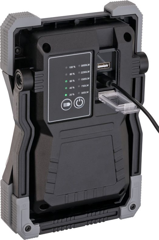 Brennenstuhl Akku LED Arbeitsstrahler RUFUS 3000 Lumen 30 Watt IP65 Brennenstuhl Akku LED Arbeitsstrahler RUFUS 3000 Lumen 30 Watt IP65