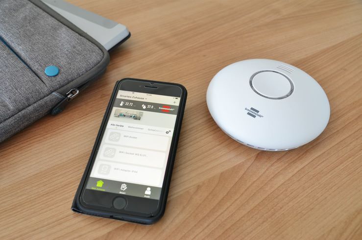 Brennenstuhl Connect WRHM01 WiFi Rauch-und Hitzewarnmelder Anwendung Brennenstuhl Connect WRHM01 WiFi Rauch-und Hitzewarnmelder Anwendung