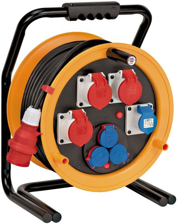 Brennenstuhl Brobusta CEE 4 IP44 Kabeltrommel für Gewerbe Baustellen 40 Meter Produktbild Brennenstuhl Brobusta CEE 4 IP44 Kabeltrommel für Gewerbe Baustellen 40 Meter