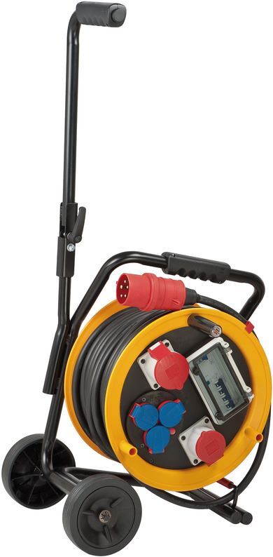 Brennenstuhl Brobusta CEE 2 FI IP44 Gewerbe Baustellen Kabeltrommel mit Wagen 30 Meter Produktbild Brennenstuhl Brobusta CEE 2 FI IP44 Gewerbe Baustellen Kabeltrommel mit Wagen 30 Meter
