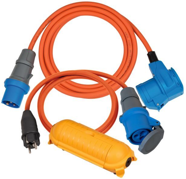 Brennenstuhl Camping Adapter-Set CEE-Adapterleitung 1,5 m 230V Verlängerungskabel 3 m Produktbild Brennenstuhl Camping Adapter-Set CEE-Adapterleitung 1,5 m 230V Verlängerungskabel 3 m