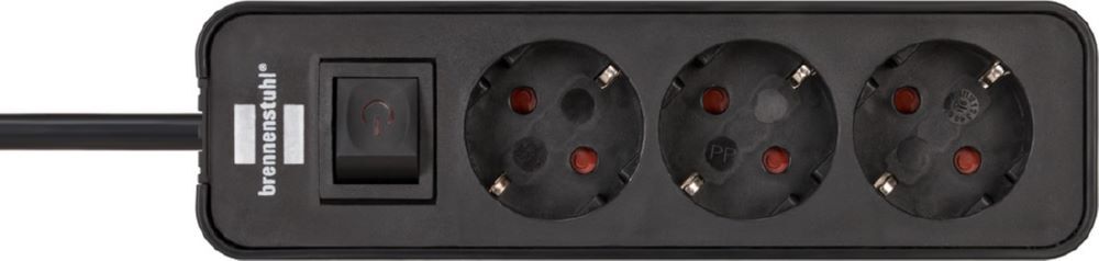 Brennenstuhl Ecolor Steckdosenleiste 3 fach Steckerleiste mit Schalter und 1,5m Kabel Produktbild Brennenstuhl Ecolor Steckdosenleiste 3 fach Steckerleiste mit Schalter und 1,5m Kabel bild 3