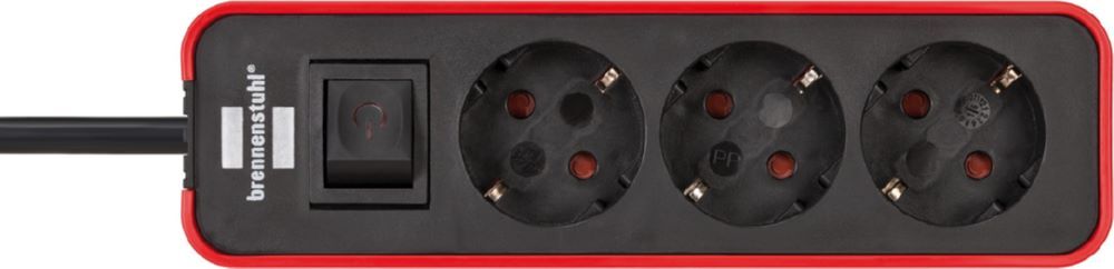 Brennenstuhl Ecolor Steckdosenleiste 3 fach Steckerleiste mit Schalter und 1,5m Kabel Produktbild Brennenstuhl Ecolor Steckdosenleiste 3 fach Steckerleiste mit Schalter und 1,5m Kabel bild 2