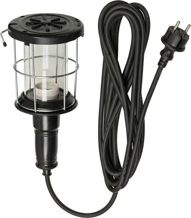 Brennenstuhl Handleuchte Werkstattlampe aus Hartgummi 5 m Kabel schwarz E27 Produktbild Brennenstuhl Handleuchte Werkstattlampe aus Hartgummi 5 m Kabel schwarz E27