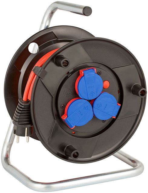 Brennenstuhl Kabeltrommel Outdoor mit 20 Meter Kabel rot IP44 Produktbild Brennenstuhl Kabeltrommel Outdoor mit 20 Meter Kabel rot IP44