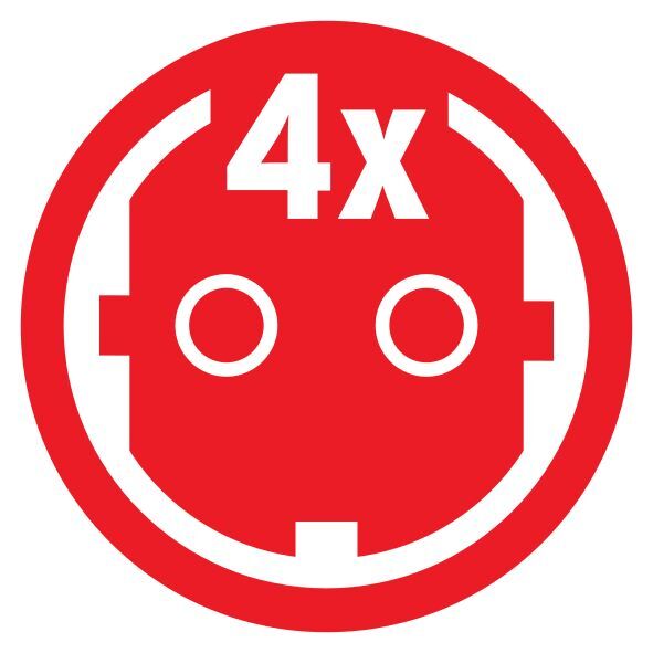 Brennenstuhl Pendel Stromverteiler Hängeverteiler mit 4 Schutzkontakt Steckdosen Produktbild Brennenstuhl Pendel Stromverteiler Hängeverteiler mit 4 Schutzkontakt Steckdosen bild 6