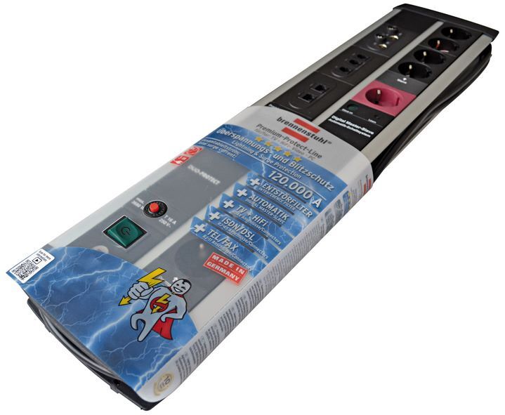 Brennenstuhl Premium Protect Line Master Slave Steckdosenleiste 11 fach mit 2 Schalter und Üb Produktbild Brennenstuhl Premium Protect Line Master Slave Steckdosenleiste 11 fach mit 2 Schalter und Üb bild 12