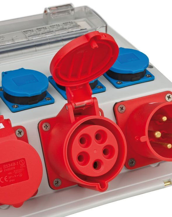 Brennenstuhl Tragbarer Stromverteiler Wandverteiler 32 A Produktbild Brennenstuhl Tragbarer Stromverteiler Wandverteiler 32 A bild 5