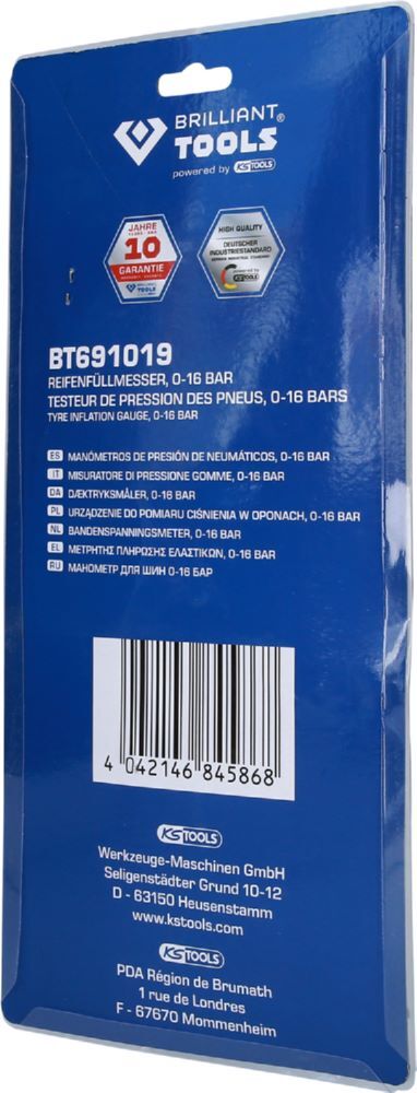 Produktbild Reifenfüllmesser, 0-16 bar bild 4