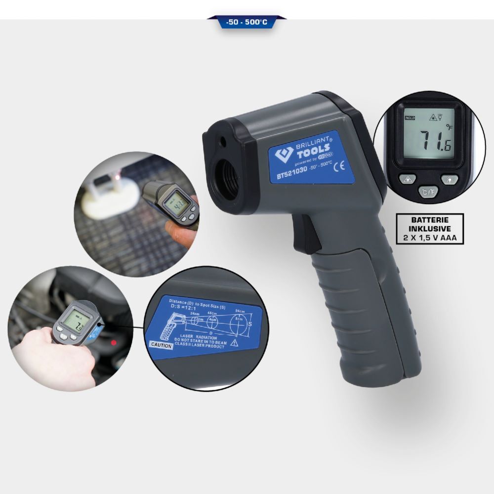 Produktbild Infrarot-Thermometer, -50° bis 500° bild 2
