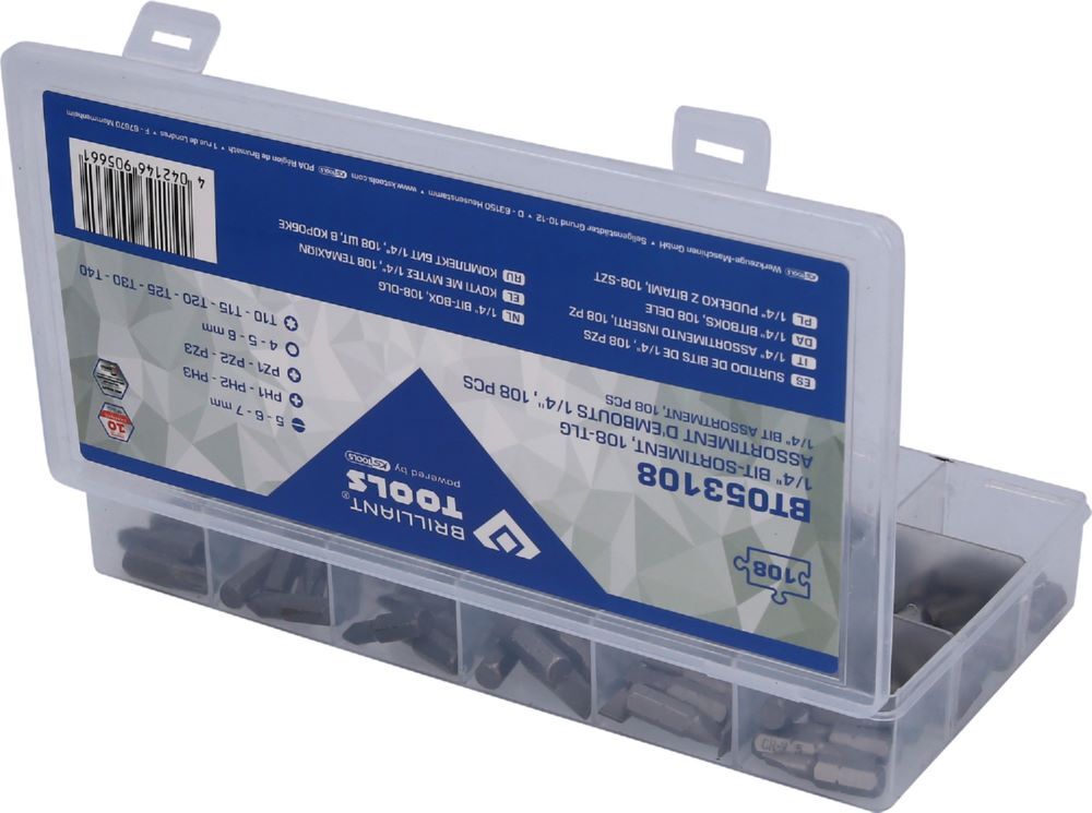 Produktbild Bit-Sortiment, 108-tlg bild 3