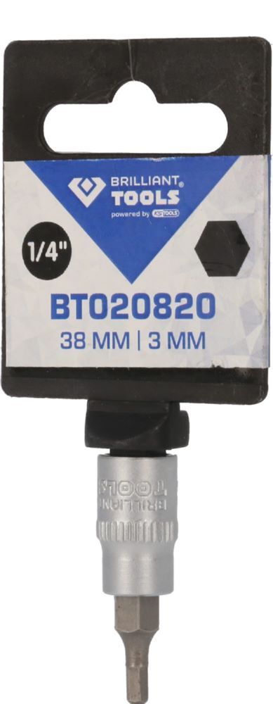 Produktbild 1/4" Innensechskant Bit-Stecknuss, 3 mm bild 3