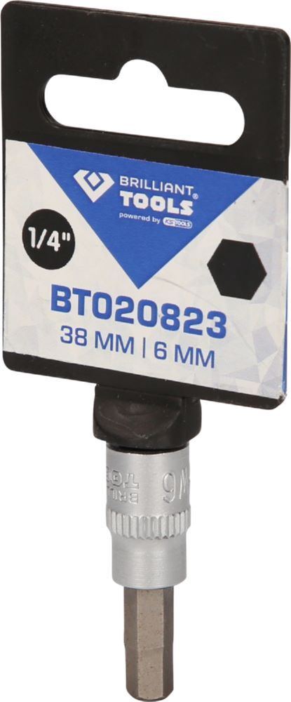 Produktbild 1/4" Innensechskant Bit-Stecknuss, 6 mm bild 3