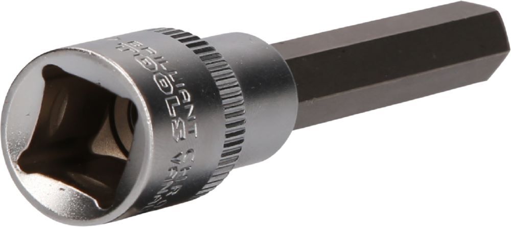 Produktbild 1/2" Innensechskant Bit-Stecknuss, 100 mm lang, 10 mm bild 2