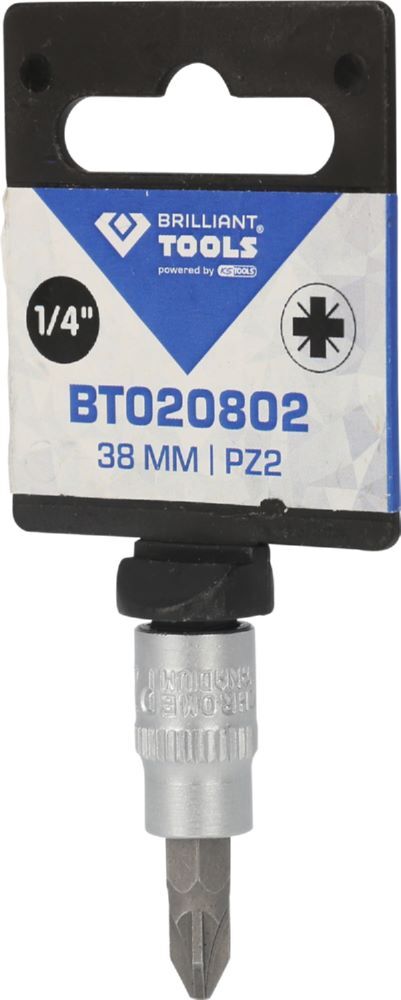 Produktbild 1/4" PZ Kreuzschlitz Bit-Stecknuss, PZ2 bild 3