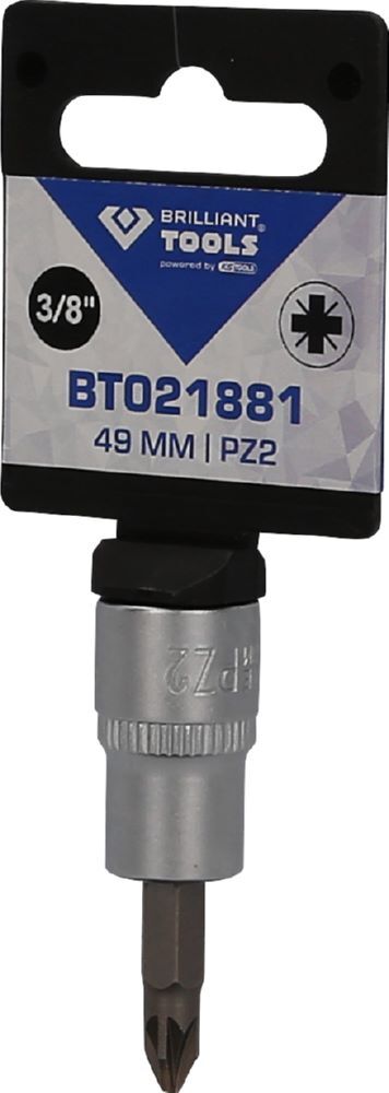 Produktbild 3/8" PZ Kreuzschlitz Bit-Stecknuss, PZ2 bild 3