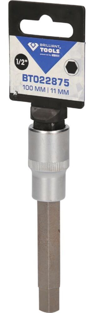 Produktbild 1/2" Innensechskant Bit-Stecknuss, 100 mm lang, 11 mm bild 3