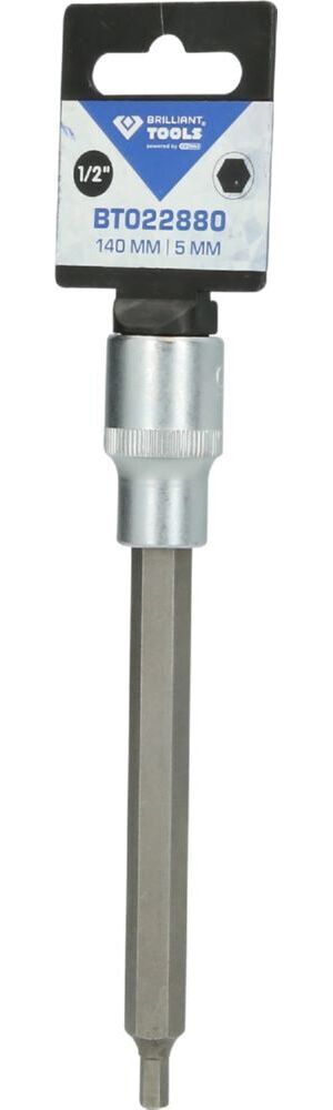 Produktbild 1/2" Innensechskant Bit-Stecknuss, 140 mm lang, 5 mm bild 3