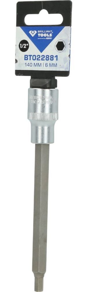 Produktbild 1/2" Innensechskant Bit-Stecknuss, 140 mm lang, 6 mm bild 3