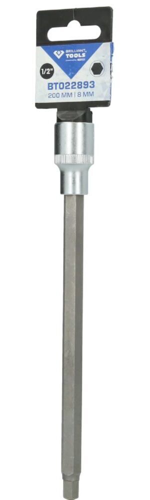 Produktbild 1/2" Innensechskant Bit-Stecknuss, 200 mm lang, 8 mm bild 3