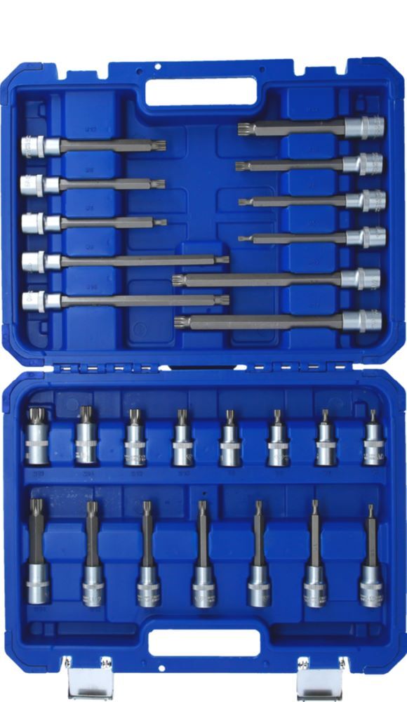 Produktbild 1/2" Bit-Stecknuss-Satz, 26-tlg, Vielzahn-Profil, XZN bild 3