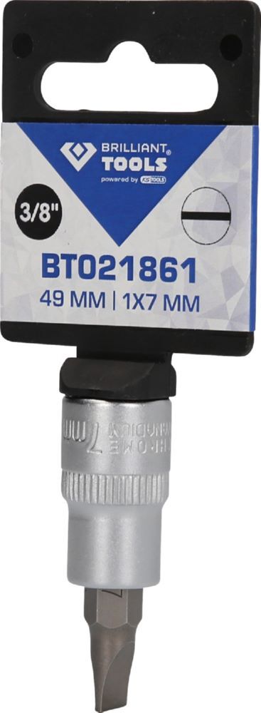 Produktbild 3/8" Schlitz Bit-Stecknuss, 1 x 7 mm bild 3