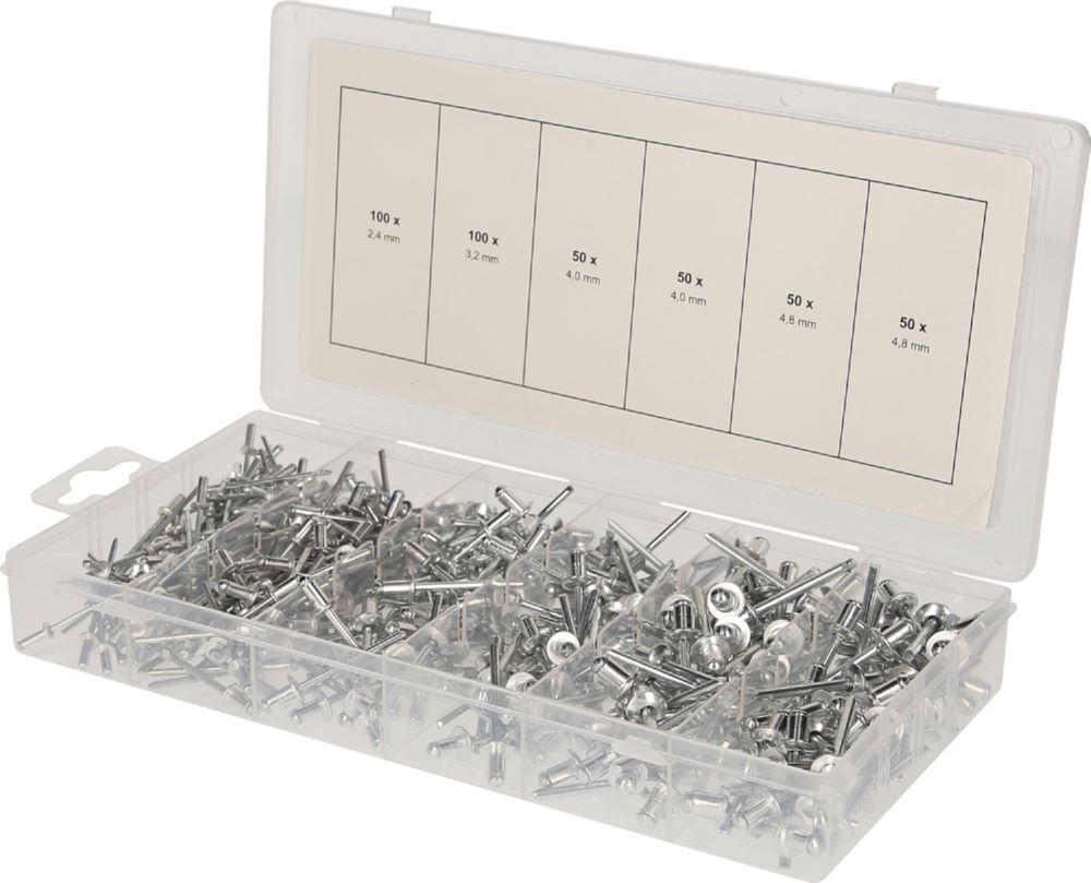 Produktbild Brilliant Tools Sortiment Blindnieten 400 teilig