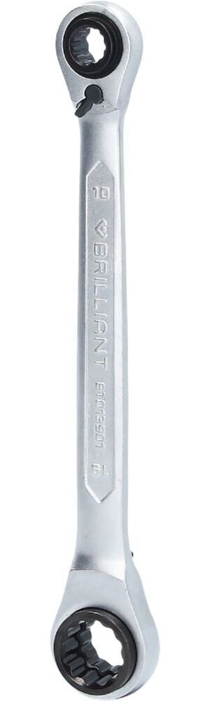 Produktbild Brilliant Tools Doppel-Ratschenringschlüssel 4in1 10 x 13, 17 x 19 mm