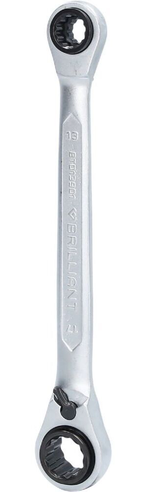 Produktbild 4in1, Doppel-Ratschenringschlüssel, 10 x 13, 17 x 19 mm bild 2