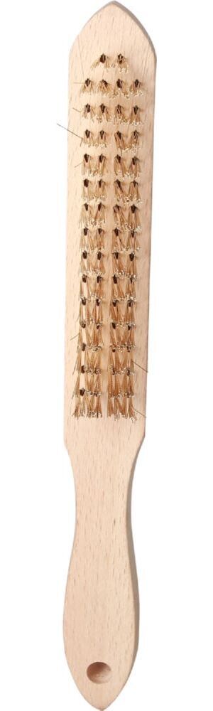 Produktbild Messing Drahtbürste, 4-reihig, 290 mm bild 4