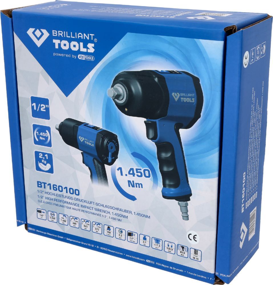 Produktbild 1/2" Druckluft-Schlagschrauber, 1.450 Nm bild 4