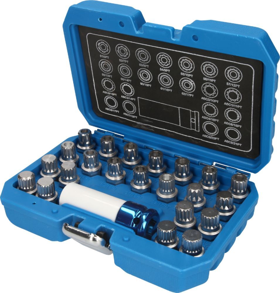 Produktbild Brilliant Tools Felgenschloss Sortiment für VW 23 teilig