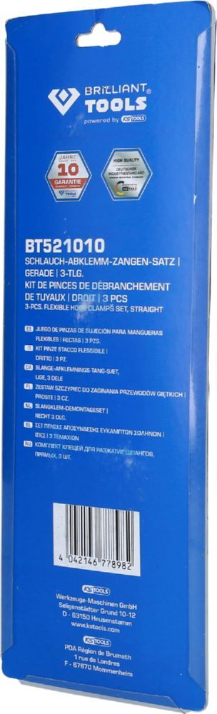 Produktbild Schlauch-Abklemm-Zangen-Satz, gerade, 3-tlg bild 6