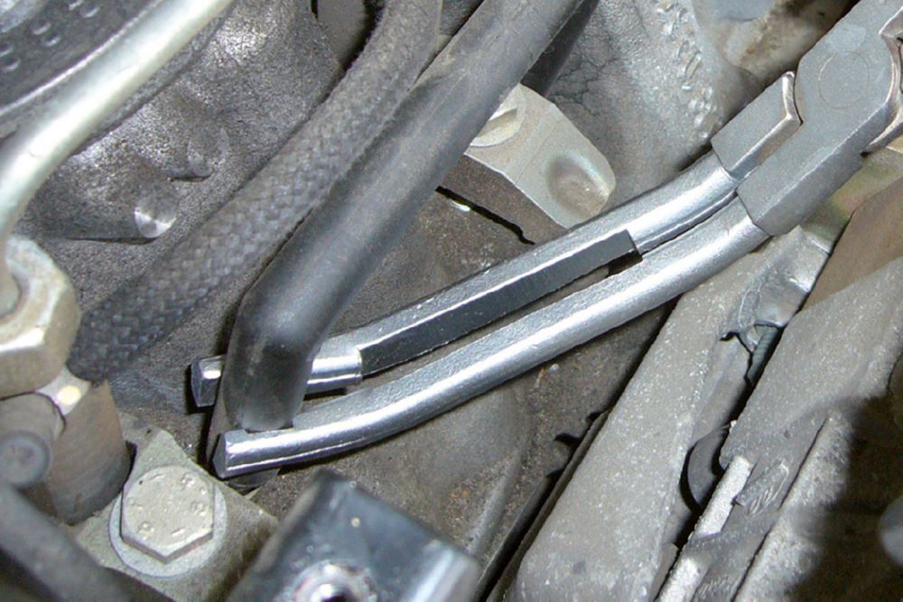 Produktbild Glühkerzenstecker-Zange, abgewinkelt bild 2