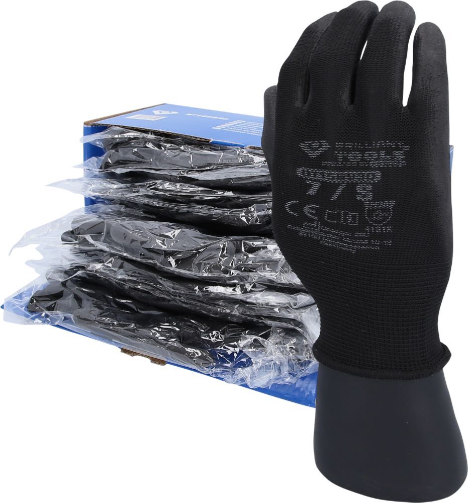 Produktbild Brilliant Tools Mikro Feinstrickhandschuhe Größe 7 / S