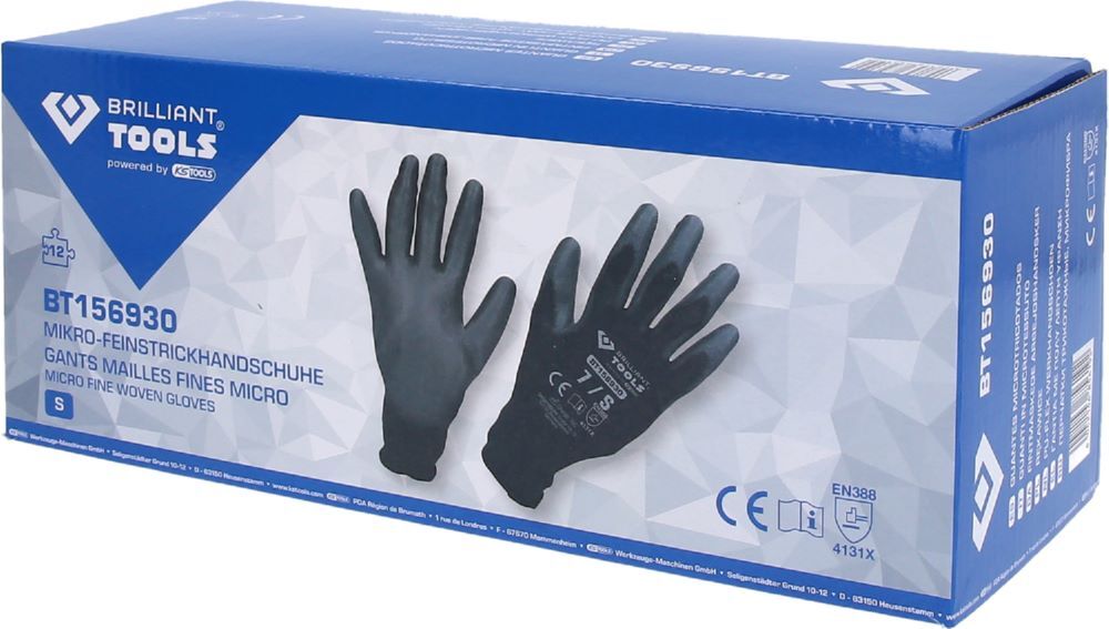 Produktbild Mikro-Feinstrickhandschuhe, Größe 7 / S bild 3