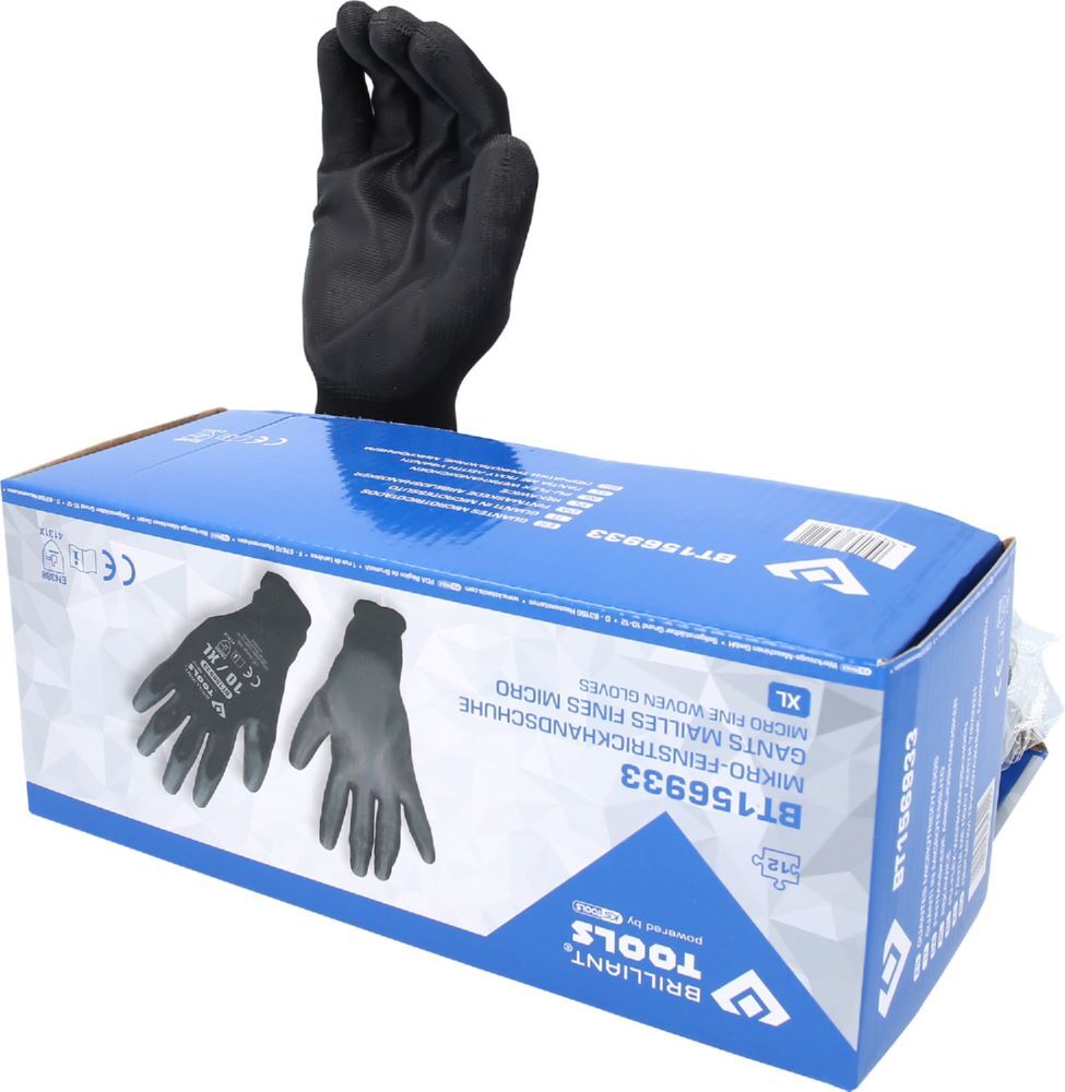 Produktbild Mikro-Feinstrickhandschuhe, Größe 10 / XL bild 2