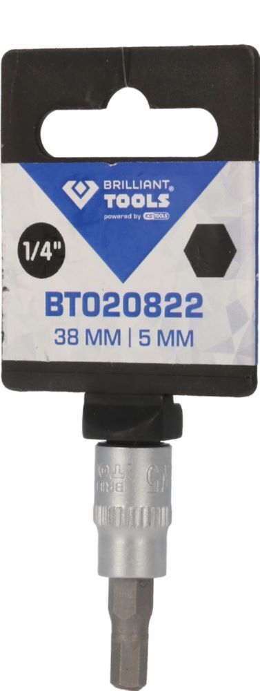 Produktbild 1/4" Innensechskant Bit-Stecknuss, 5 mm bild 3
