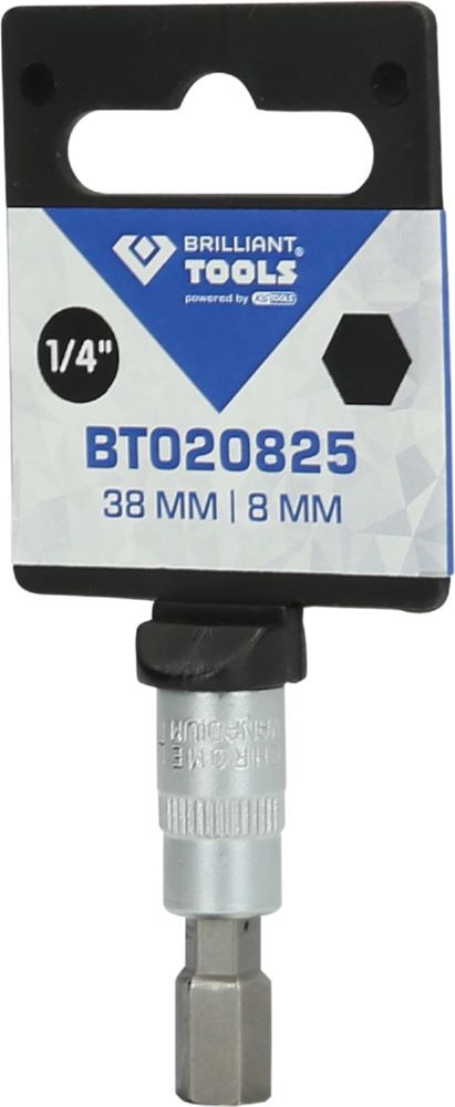 Produktbild 1/4" Innensechskant Bit-Stecknuss, 8 mm bild 3