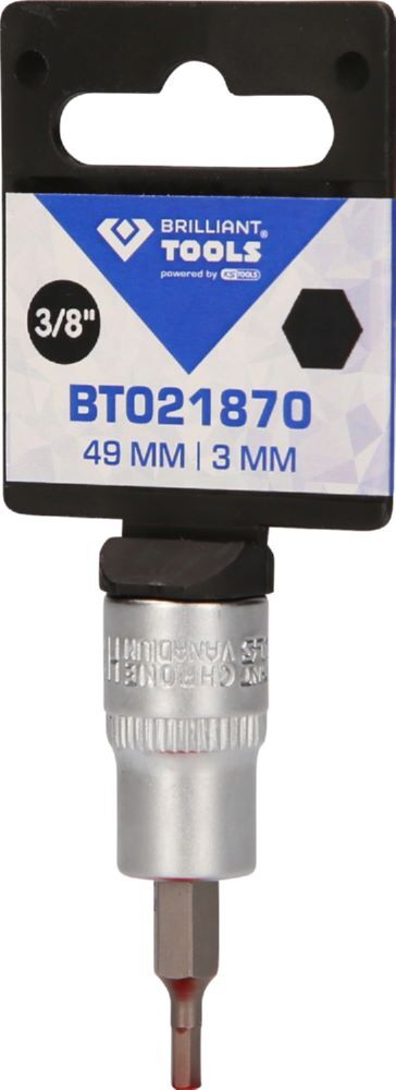 Produktbild 3/8" Innensechskant Bit-Stecknuss, 3 mm bild 3