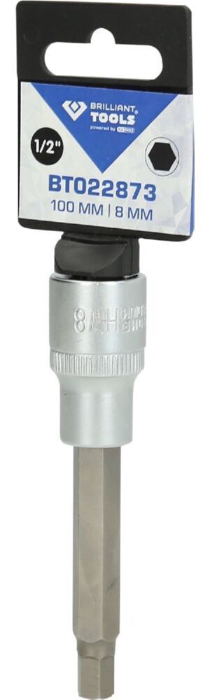 Produktbild 1/2" Innensechskant Bit-Stecknuss, 100 mm lang, 8 mm bild 3