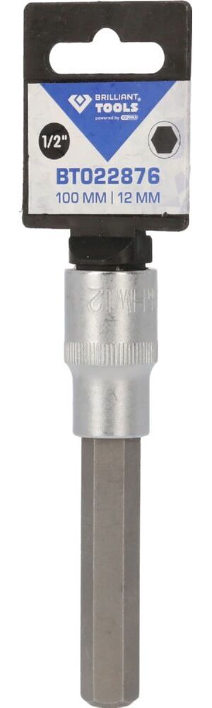 Produktbild 1/2" Innensechskant Bit-Stecknuss, 100 mm lang, 12 mm bild 3