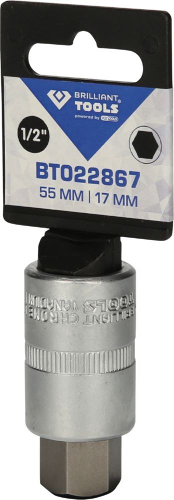Produktbild 1/2" Innensechskant Bit-Stecknuss, 55 mm lang, 17 mm bild 3