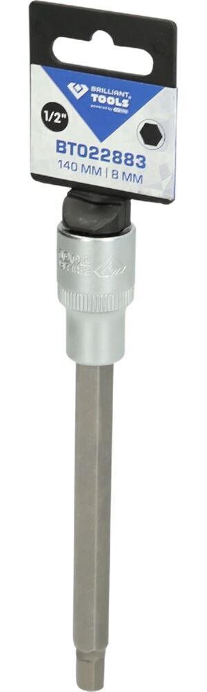 Produktbild 1/2" Innensechskant Bit-Stecknuss, 140 mm lang, 8 mm bild 3