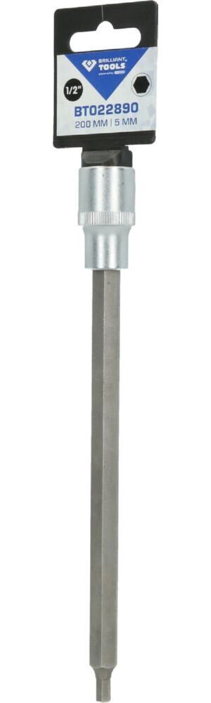 Produktbild 1/2" Innensechskant Bit-Stecknuss, 200 mm lang, 5 mm bild 3