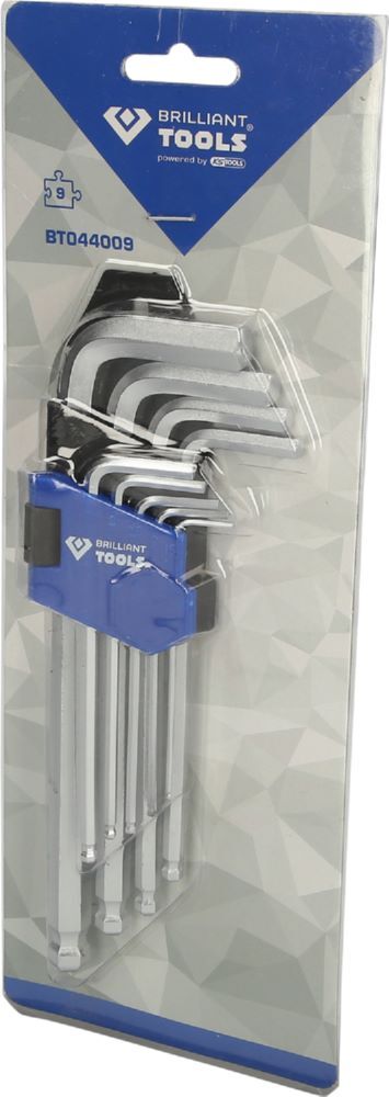 Produktbild Winkelstiftschlüssel-Satz, 9-tlg, Torx®-Profil, kurz bild 4